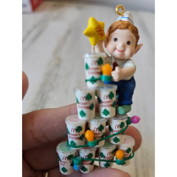 Enesco what's shakin shake Xmas McDonald's fifth ornament vintage Xmas tree 5926 - Picture 2 of 9